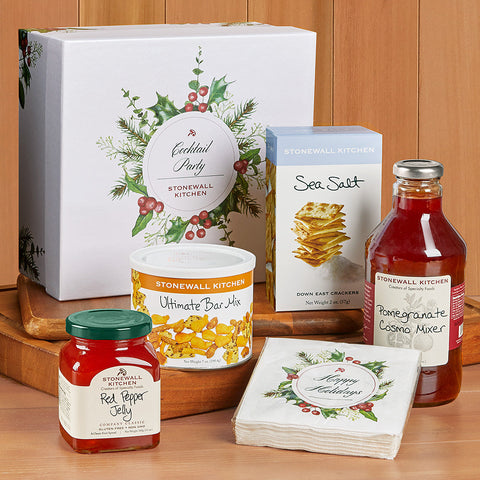 Stonewall Kitchen Holiday Gift Box, Cocktail Party Collection