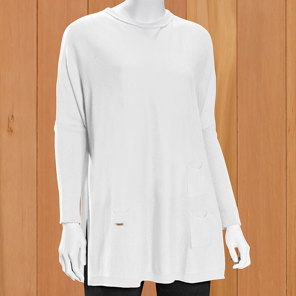 Mer Sea Women s Catalina Travel Sweater with Mini Pockets