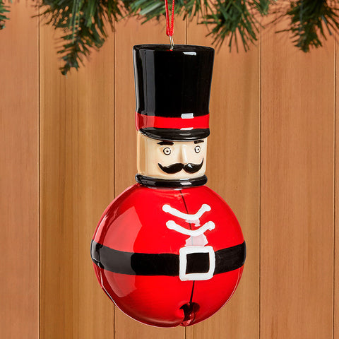 Nutcracker Bell Ornament - 4.5"