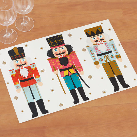 Hester & Cook Paper Placemats, Nutcrackers