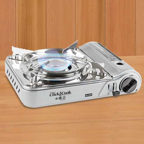 Click 2 Cook Portable Stove, Silver