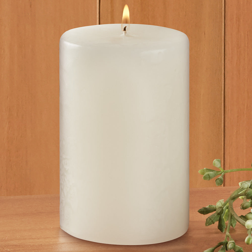 Simon Pearce Ivory Unscented Pillar Candle