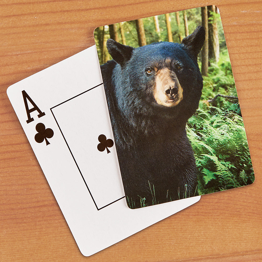 Poker Playing Cards, Black Bear
