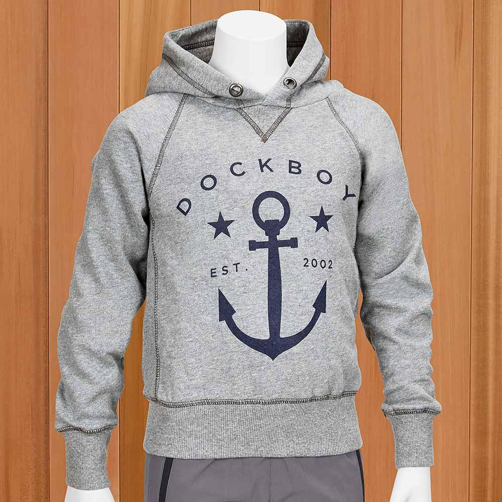 Lakegirl Youth Boys' "Dockboy" Dawner Anchor Pullover Hoodie