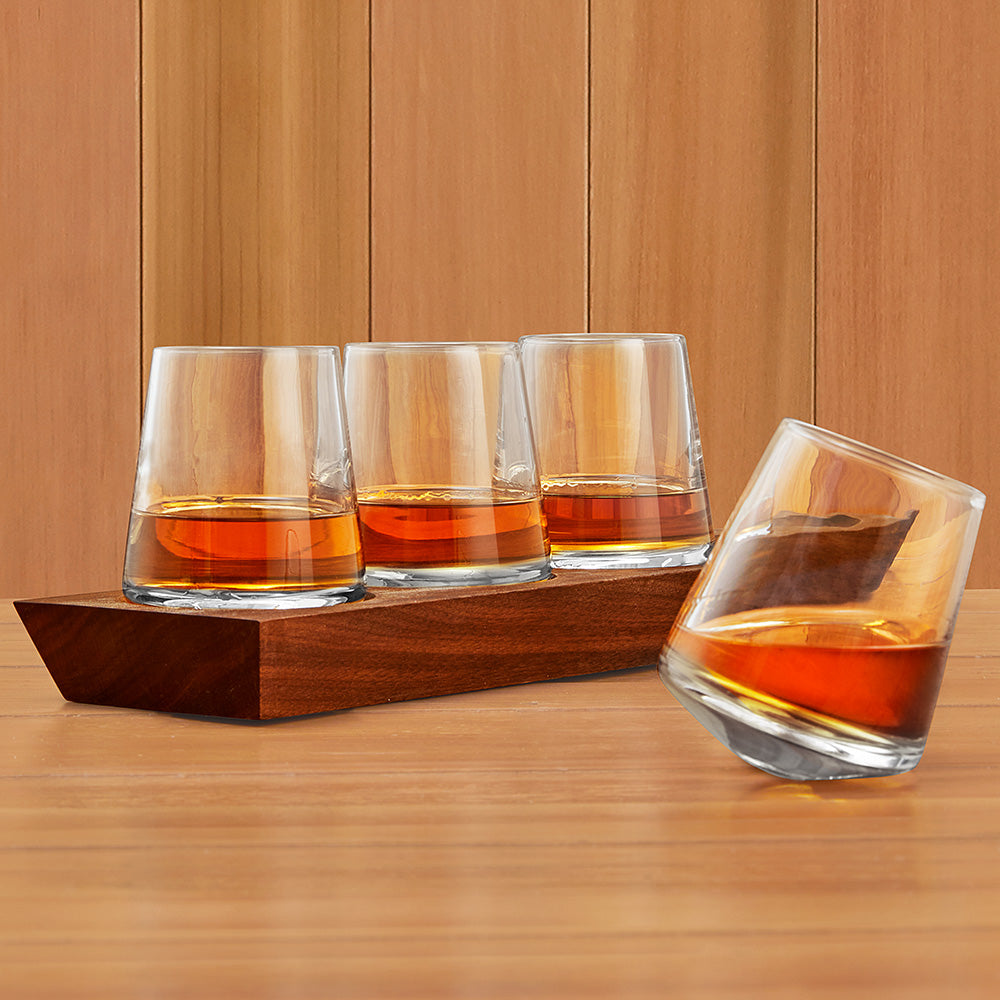 Simon Pearce Ludlow Handblown Whiskey Glass Set