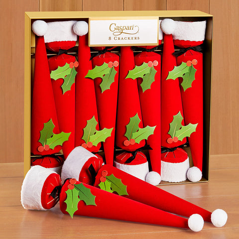 Caspari Party Crackers - Santa Hats