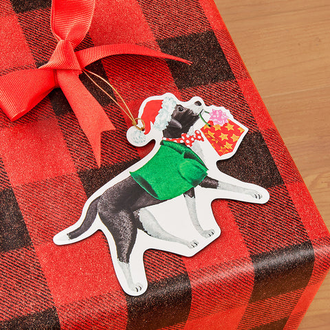 Caspari Holiday Gift Tags, Christmas Delivery (Set of 4)