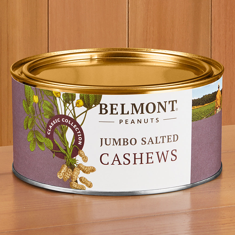 Belmont Gourmet Jumbo Salted Cashews - 20 oz