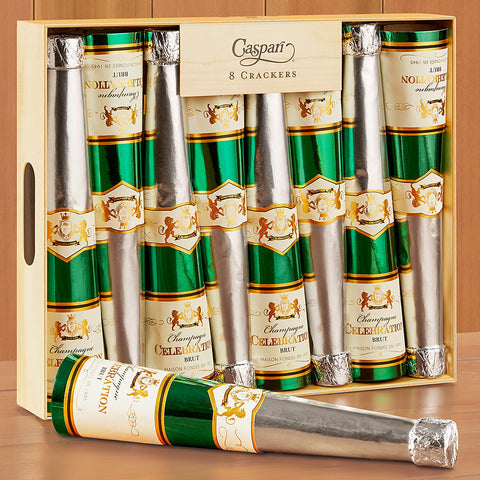 Caspari Party Crackers - Champagne Bottle