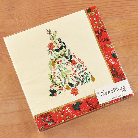 Sophistiplate Paper Napkins, Merry & Bright