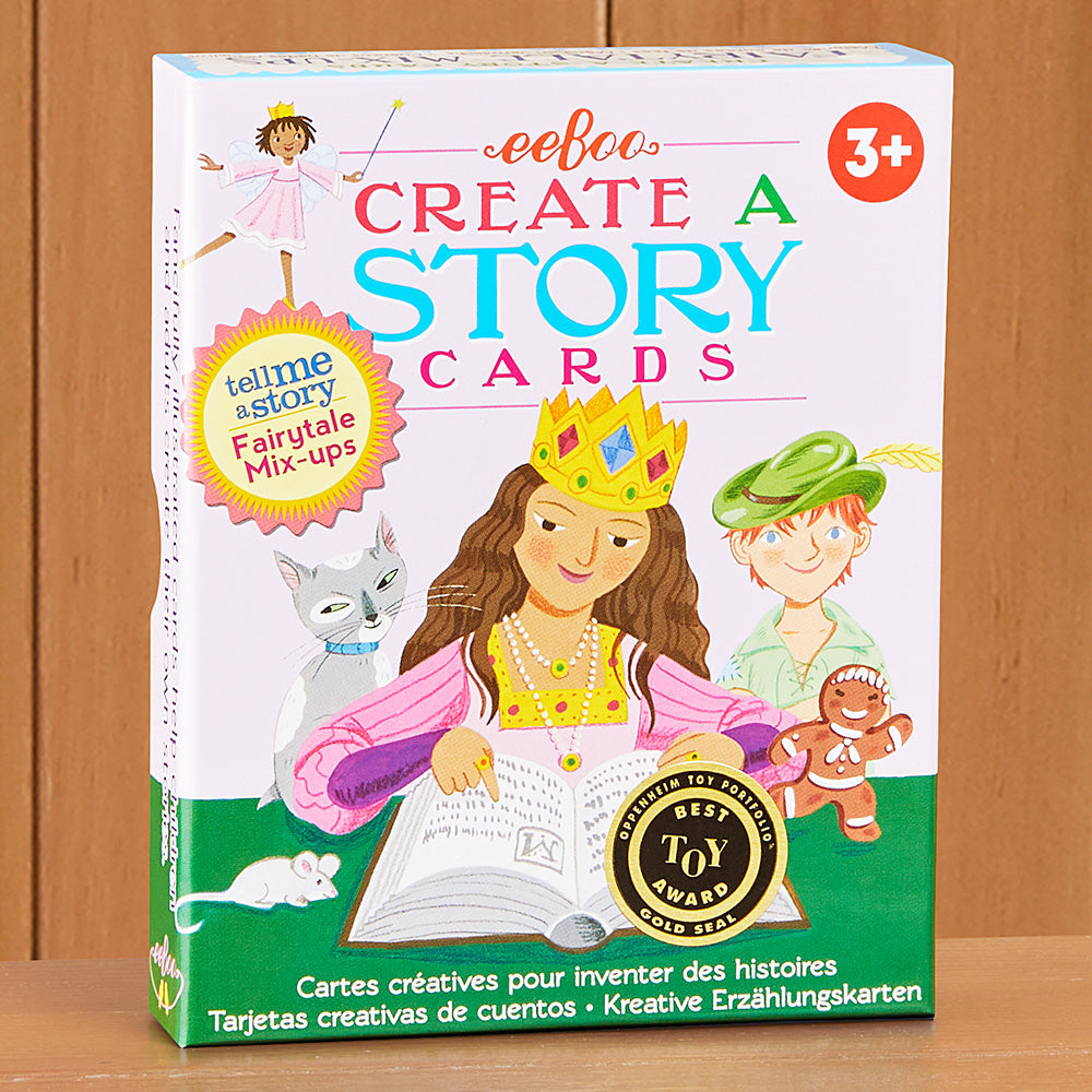 eeBoo Create a Story Children's Card Set, Fairytale Mix-Ups