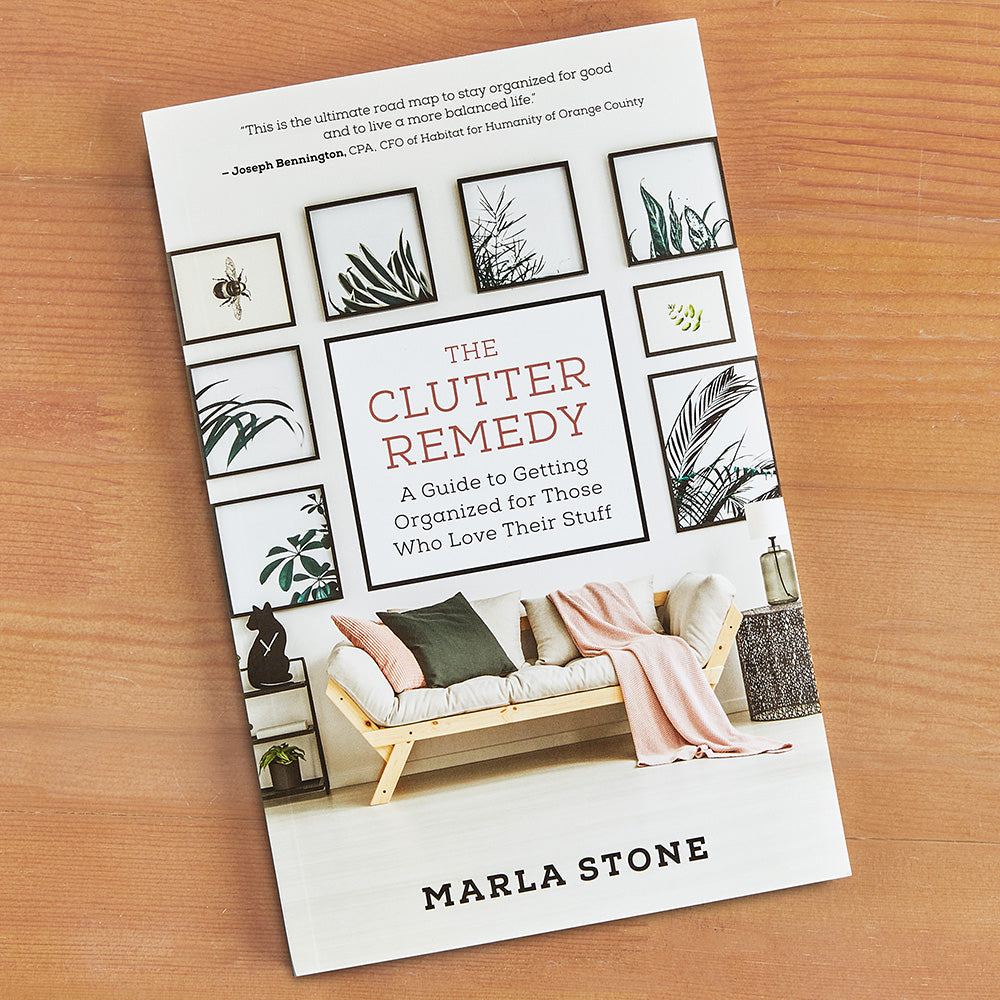 "The Clutter Remedy: A Guide to Getting Organized for Those Who Love Their Stuff" by Marla Stone