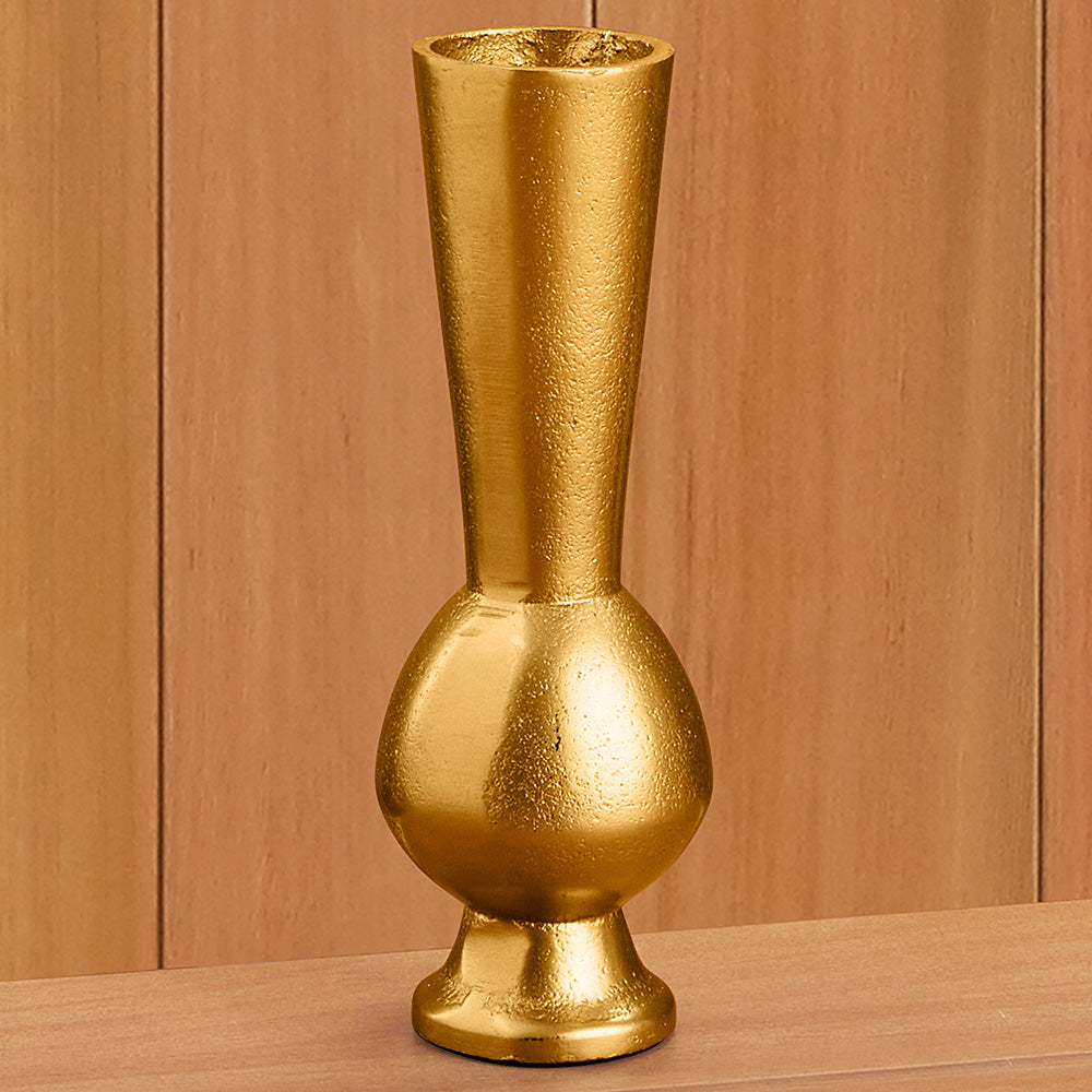 Fluted Brass Bud Vase