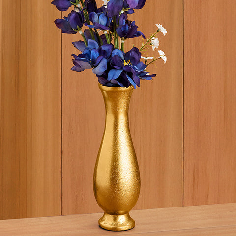 Fluted Brass Bud Vase