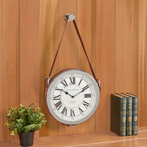 Strap-Hung Watchmen Wall Clock