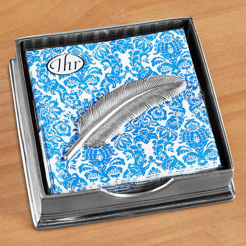 MATCH Pewter Cocktail Napkin Holder
