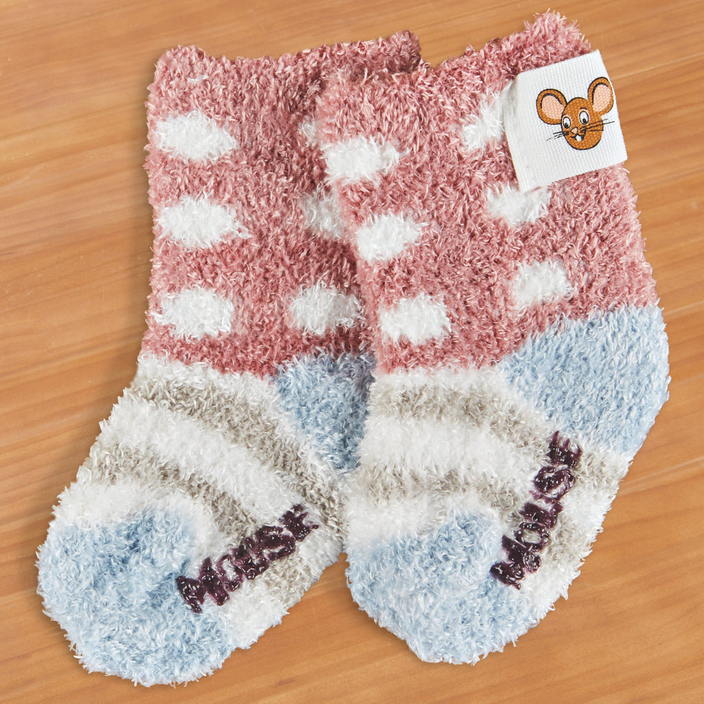World's Softest Infant's Cozy Crew Socks with Grippers