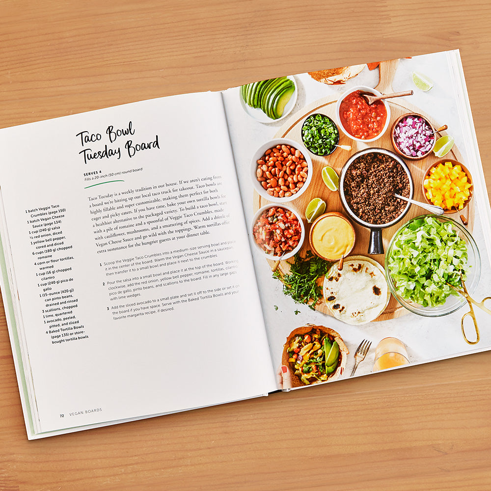 "Vegan Boards: 50 Plant-Based Snack, Meal & Dessert Boards" by Kate Kasbee