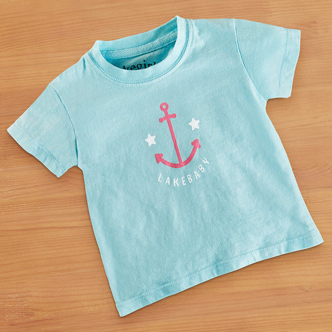Lakegirl "Lakebaby" Starry Anchor Tee