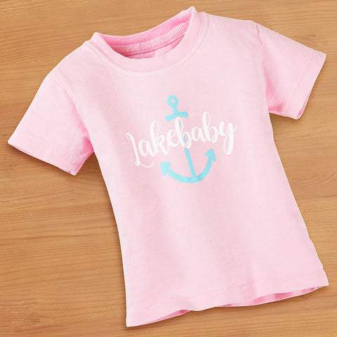 Lakegirl "Lakebaby" Anchor Tee