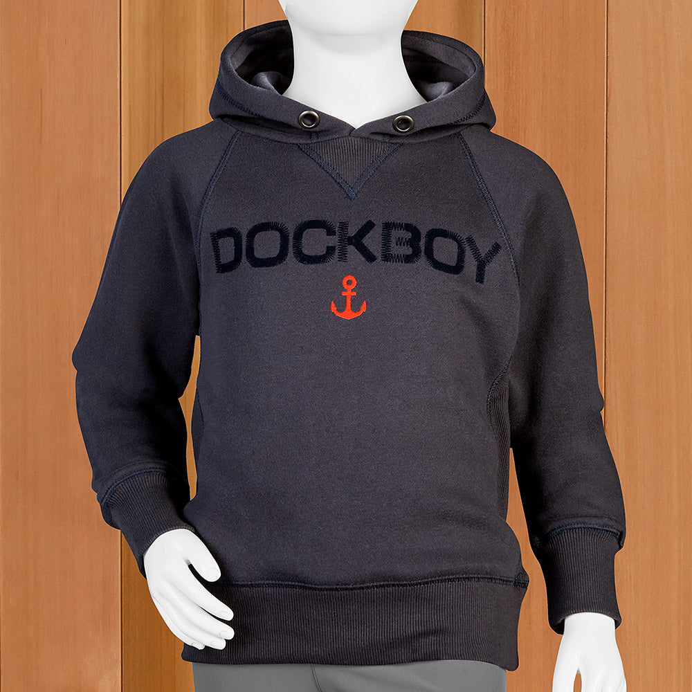 Lakegirl Youth Boys' "Dockboy" Threaded Anchor Pullover Hoodie