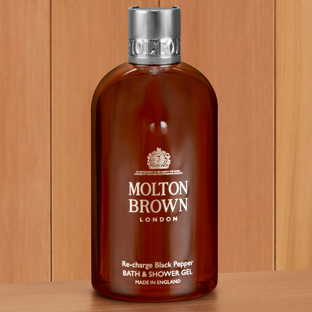 Molton Brown Shower Gel/Body Lotion, Re-charge Black Pepper