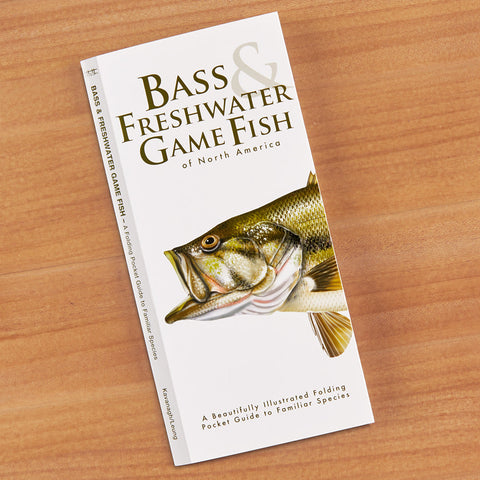 Bass & Fresh Water Game Fish of North America Folding Pocket Guide