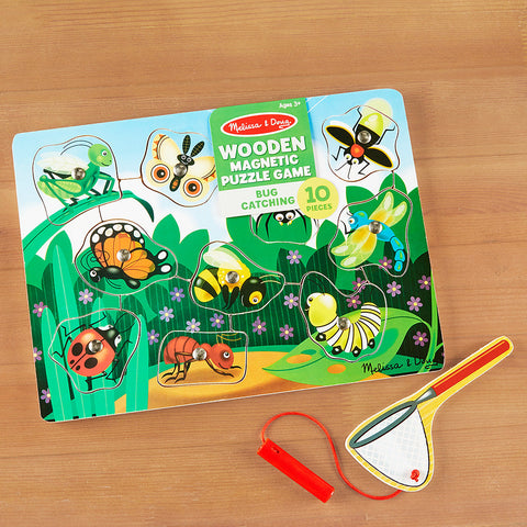 Melissa & Doug Bug-Catching Magnetic Puzzle Game