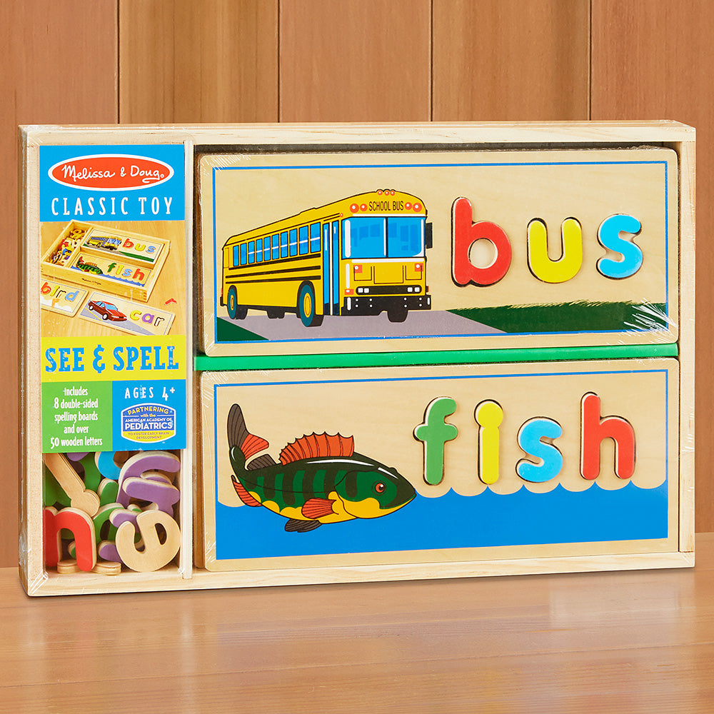 Melissa & Doug See & Spell Learning Puzzle Set