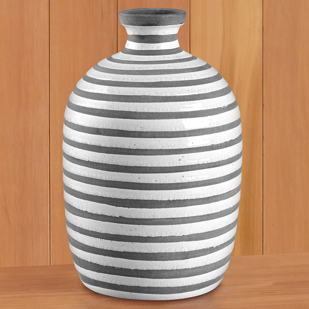 Ceramic Mombasa Stripes Bottle