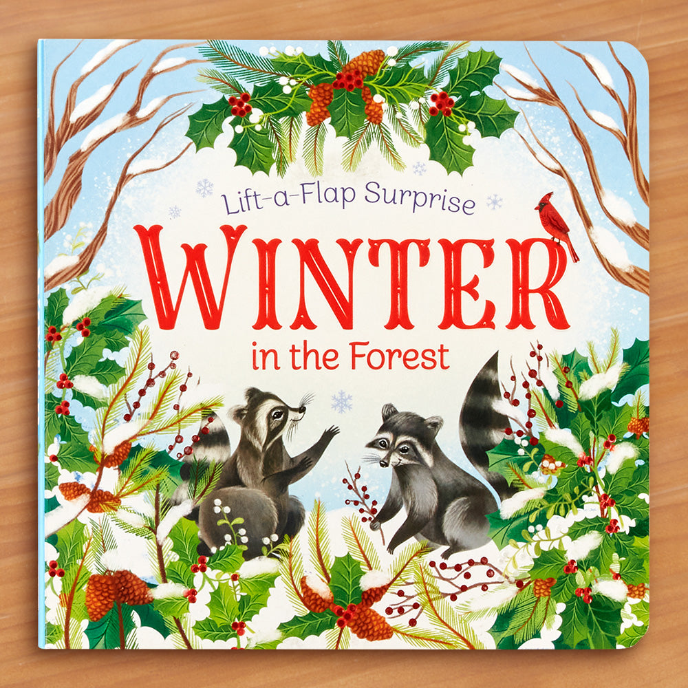 "Winter in the Forest" Lift-a-Flap Pop-Up Children's Board Book by Rusty Finch