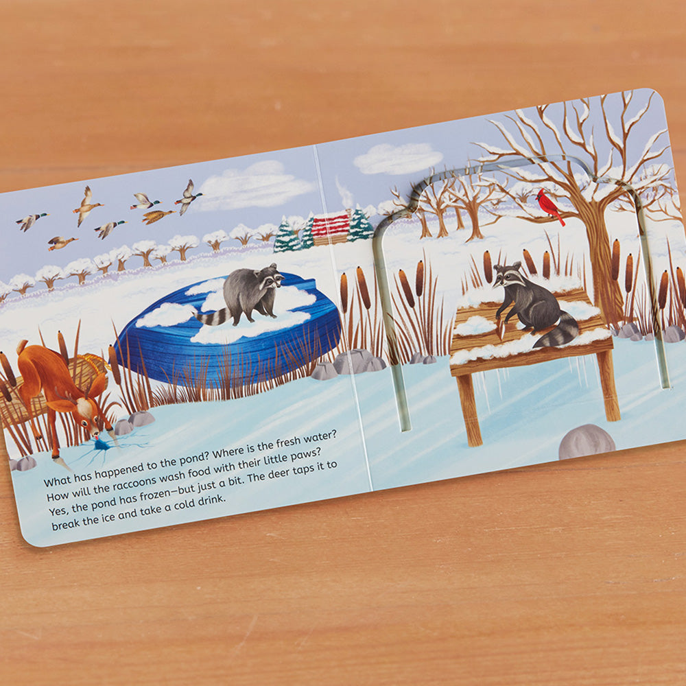 "Winter in the Forest" Lift-a-Flap Pop-Up Children's Board Book by Rusty Finch