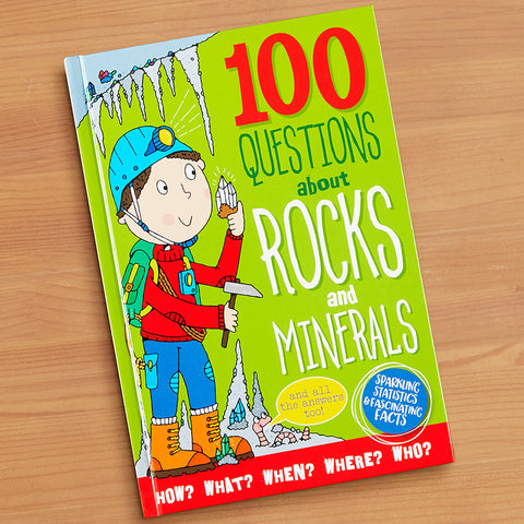 100 Questions About Rocks and Minerals Children's Book by Peter Pauper Press