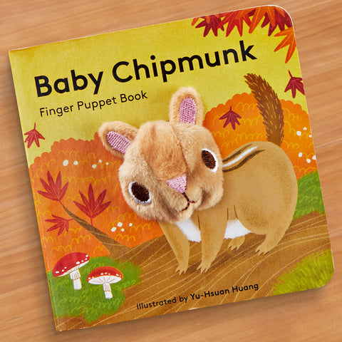 Baby Chipmunk Finger Puppet Board Book