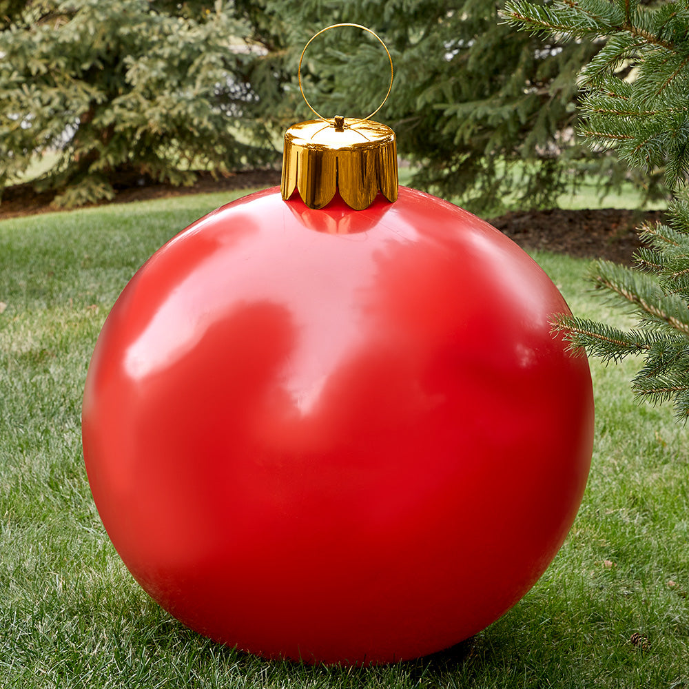 Holiball Inflatable Christmas Ornament – To The Nines Manitowish Waters