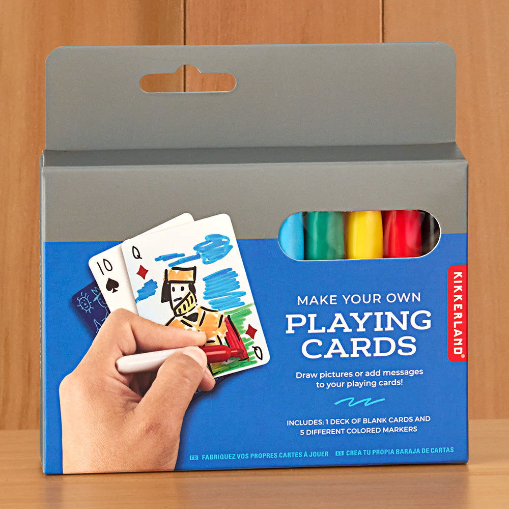 Kikkerland Make Your Own Playing Cards Kit