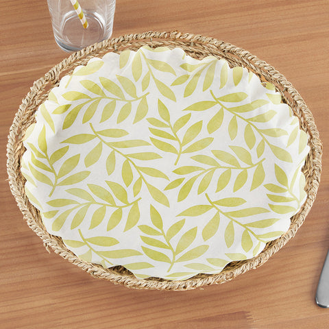 Plate & Pattern Woven Seagrass Plates, Set of 4