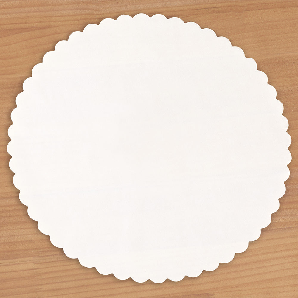 Plate & Pattern Parchment Paper Liners - White , 11.75