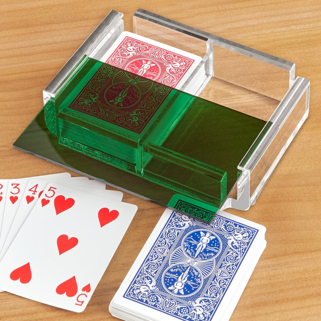 La Pinta Luxe 2-Deck Playing Card Holder