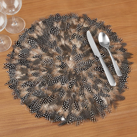 Guinea Fowl Feather Placemat