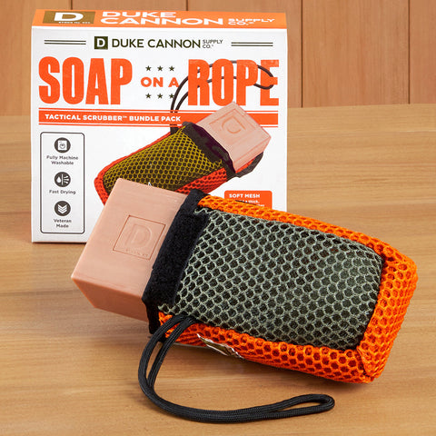 Duke Cannon Soap-on-a-Rope Tactical Pouch + Soap Set