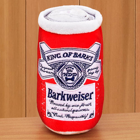 Barkweiser Beer Can Dog Toy
