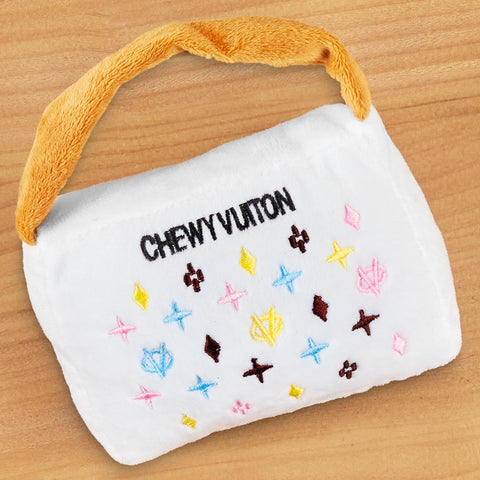 Chewy Vuiton Handbag Dog Toy