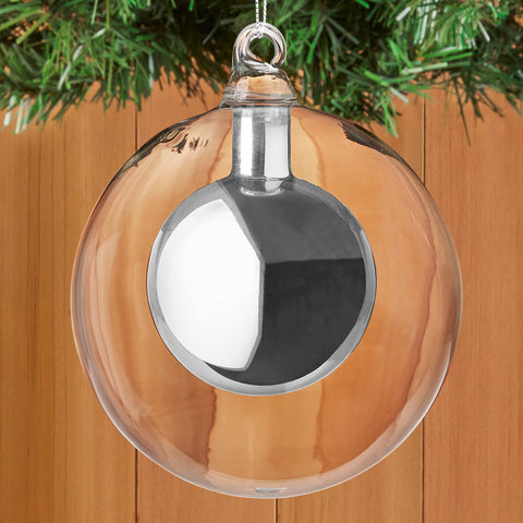 Double Glass Ball Ornament