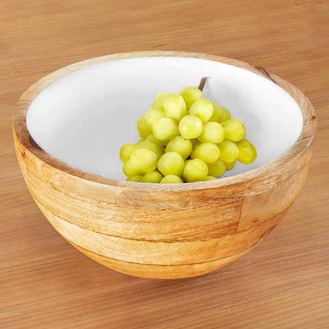 Enameled Mango Serving Bowl