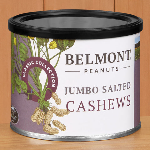 Belmont Gourmet Jumbo Salted Cashews - 10 oz