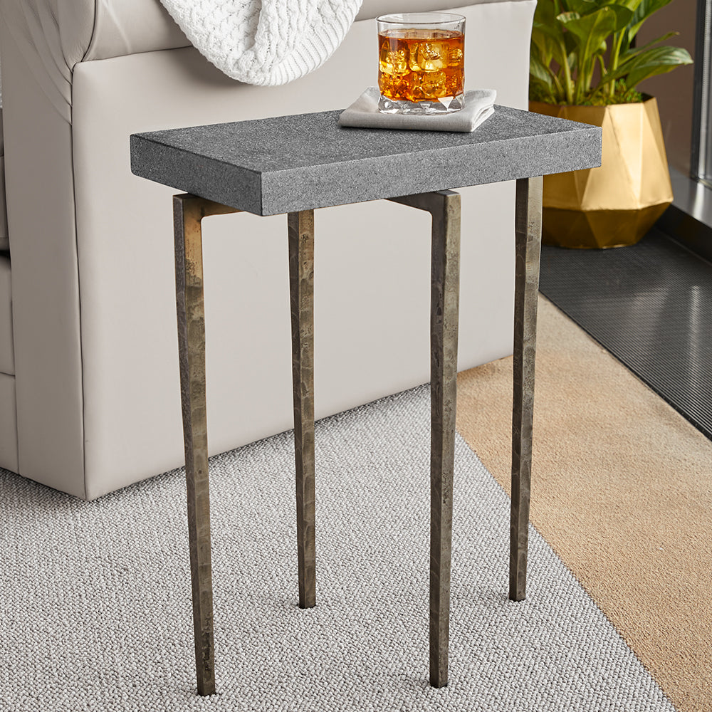 Iron and Granite Laforge Accent Table