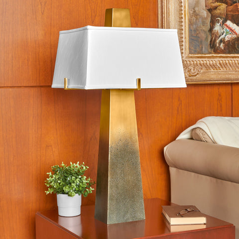 Stoic Lamp in Ombre Brass