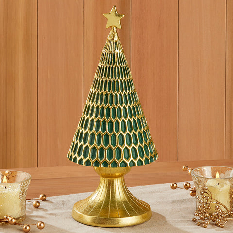 Resin Tabletop Christmas Tree
