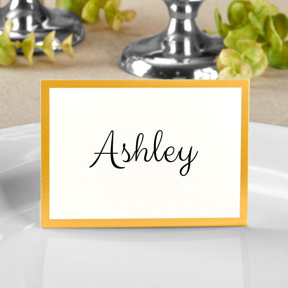 Hester & Cook Place Card Table Accents, Gold Foil Frame